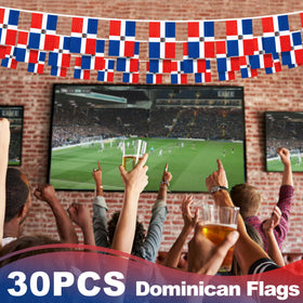 MVPRING flags decorating a porch or balcony for outdoor use