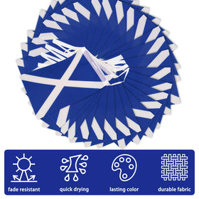 MVPRING Scotland banner ideal for classrooms and offices, patriotic ambiance
