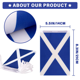 MVPRING Scotland flag banner with meticulous stitching for durable display