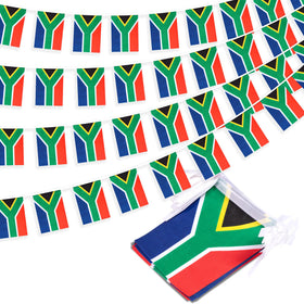 MVPRING South Africa flag pennant banner displayed in a classroom for a festive display