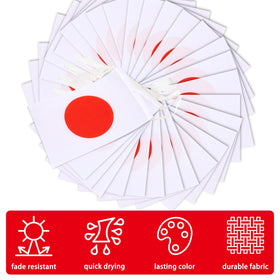 MVPRING flags showcase vivid color print for festive event ambiance.