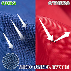MVPRING wind-pass-through fabric reduces stress while keeping colors vibrant