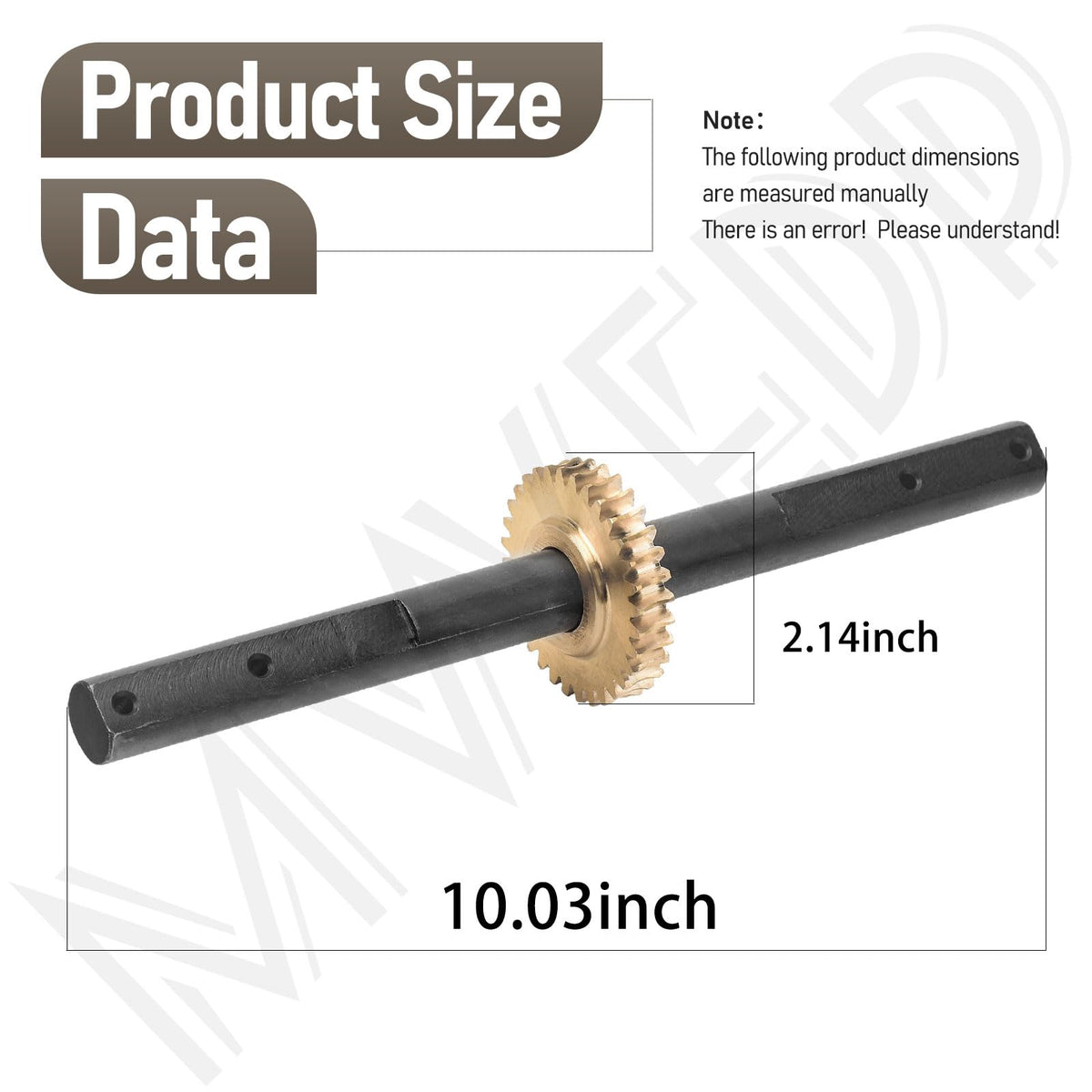 MWEDP 4651 gears close-up emphasizes anti-friction copper components.