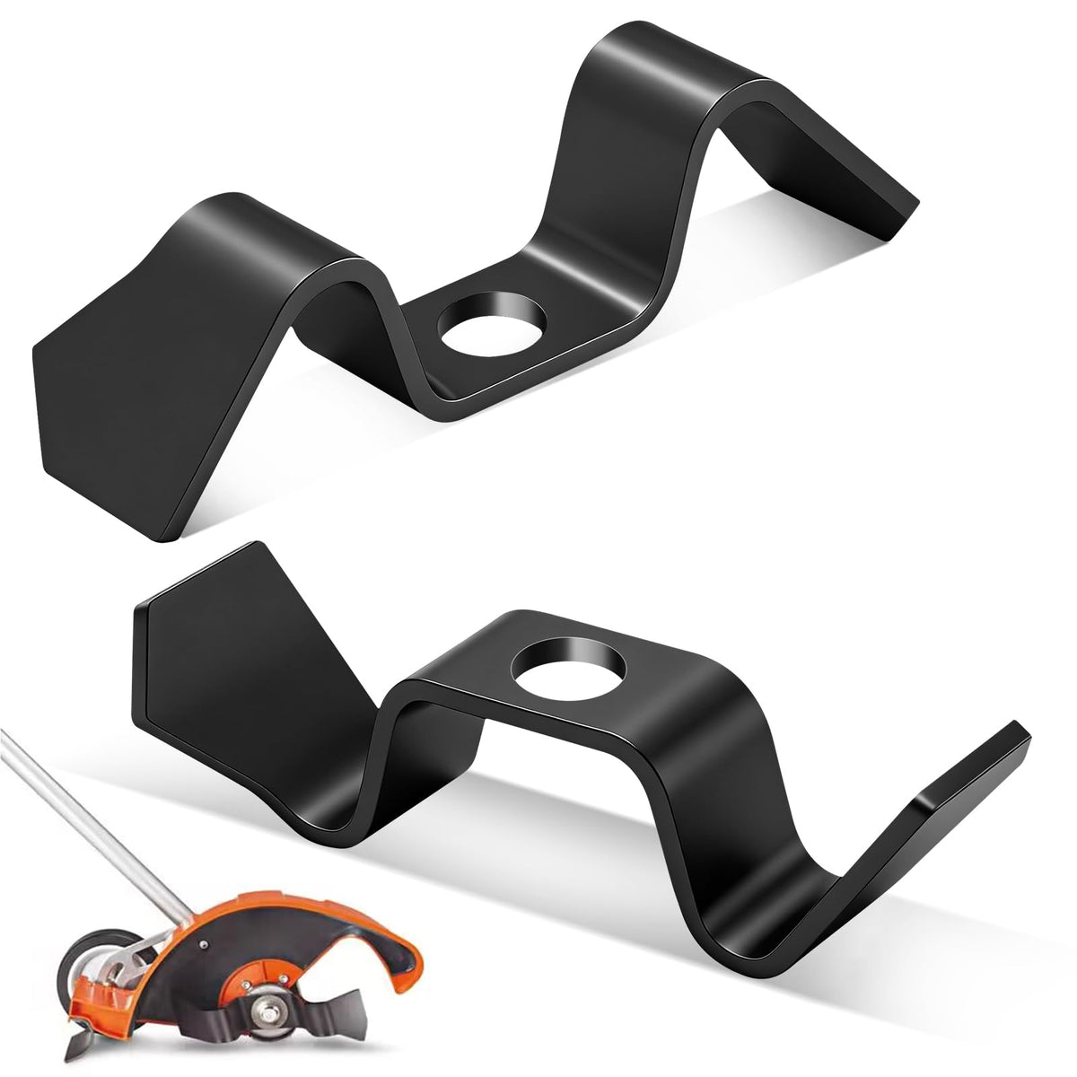 MWEDP bed edger blade close-up shows durable steel for precise edging