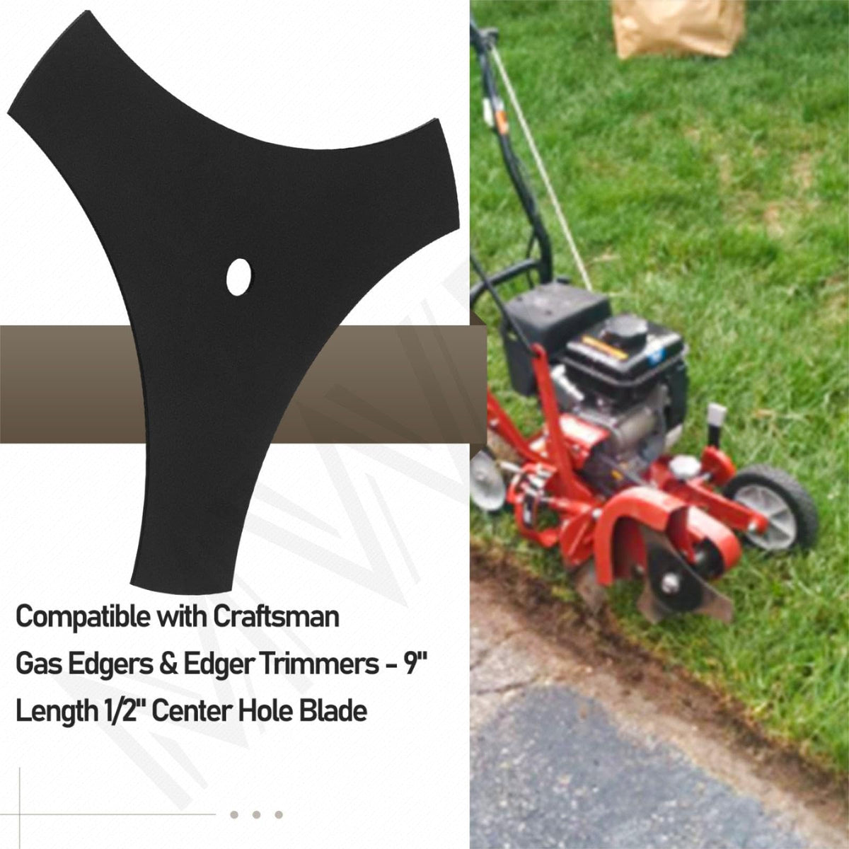 MWEDP blade center hole 9-inch geometry for proper fit.