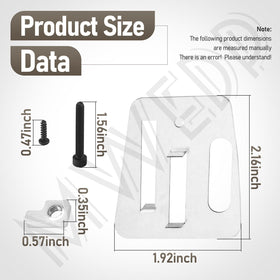 MWEDP chain tensioner assembly compatible with Troy-Bilt and Echo saws for reliable tension