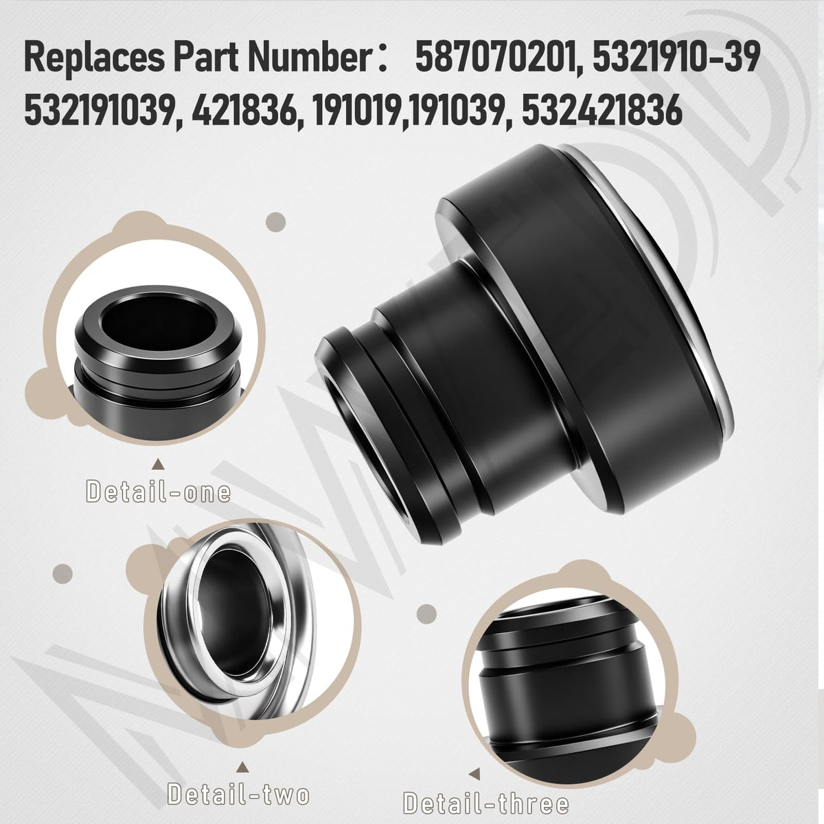 MWEDP wheel bearing compatible with Husqvarna and Craftsman models for versatile repairs.