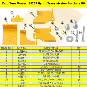 MWEDP hydro brackets side view highlighting durable construction