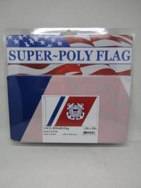 MWS polyester nylon flag highlights fade resistance for long-lasting waterfront installation.