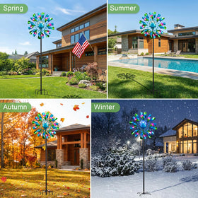 MXwcy LED illumination powered by solar energy for eco-friendly night ambiance.