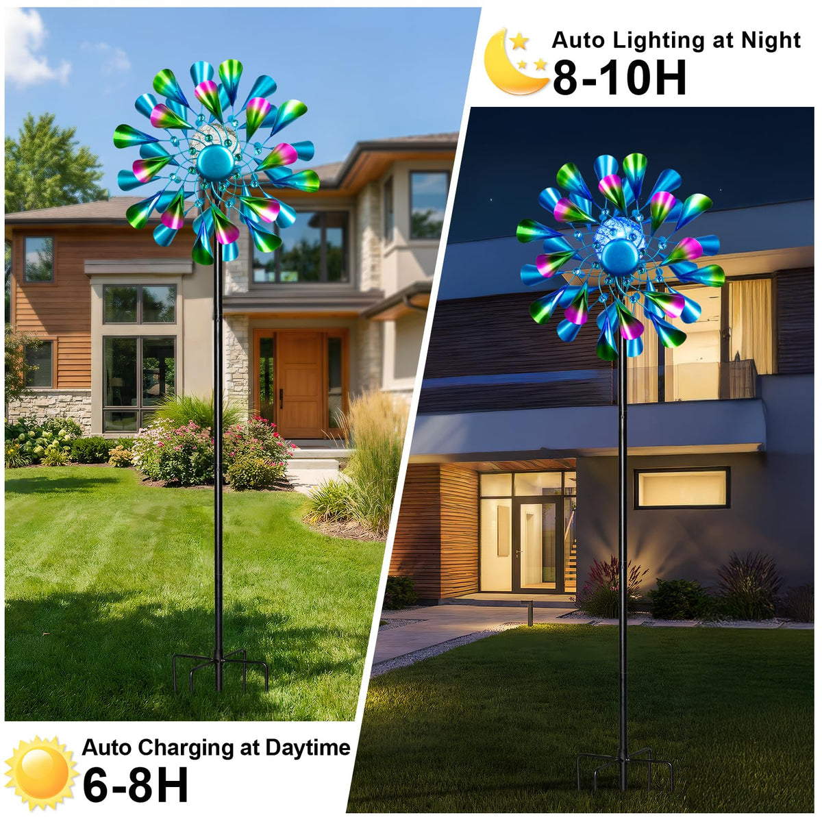 MXwcy metal blades showcase a color gradient for vibrant outdoor accents.