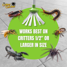 Patented design keeps you and the insect safe during retrieval