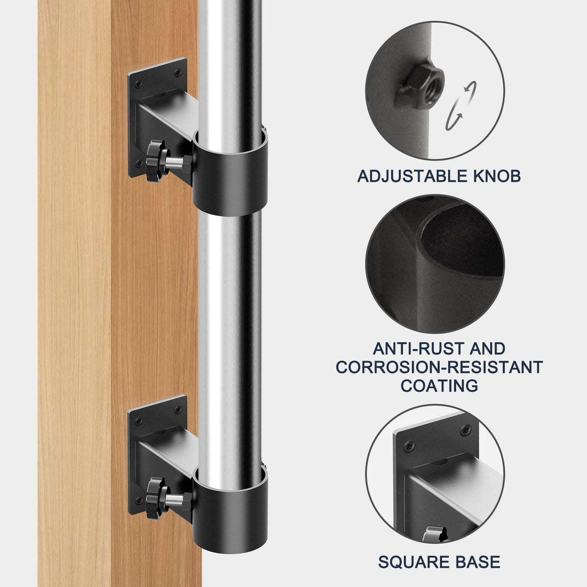 MY RUSTIC powder-coated finish resists rust for year-round outdoor use.