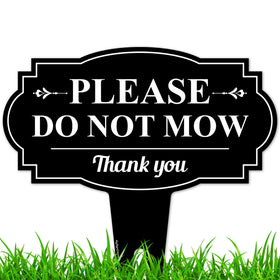 My Sign Center Please Do Not Mow Sign 13x13 for outdoor yard visibility