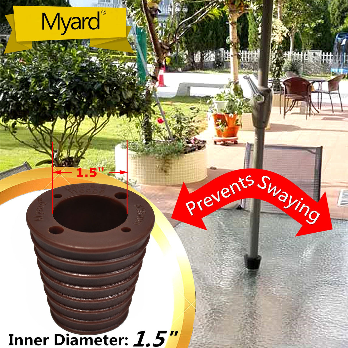 Myard cone wedge shim installation guide for quick secure fit