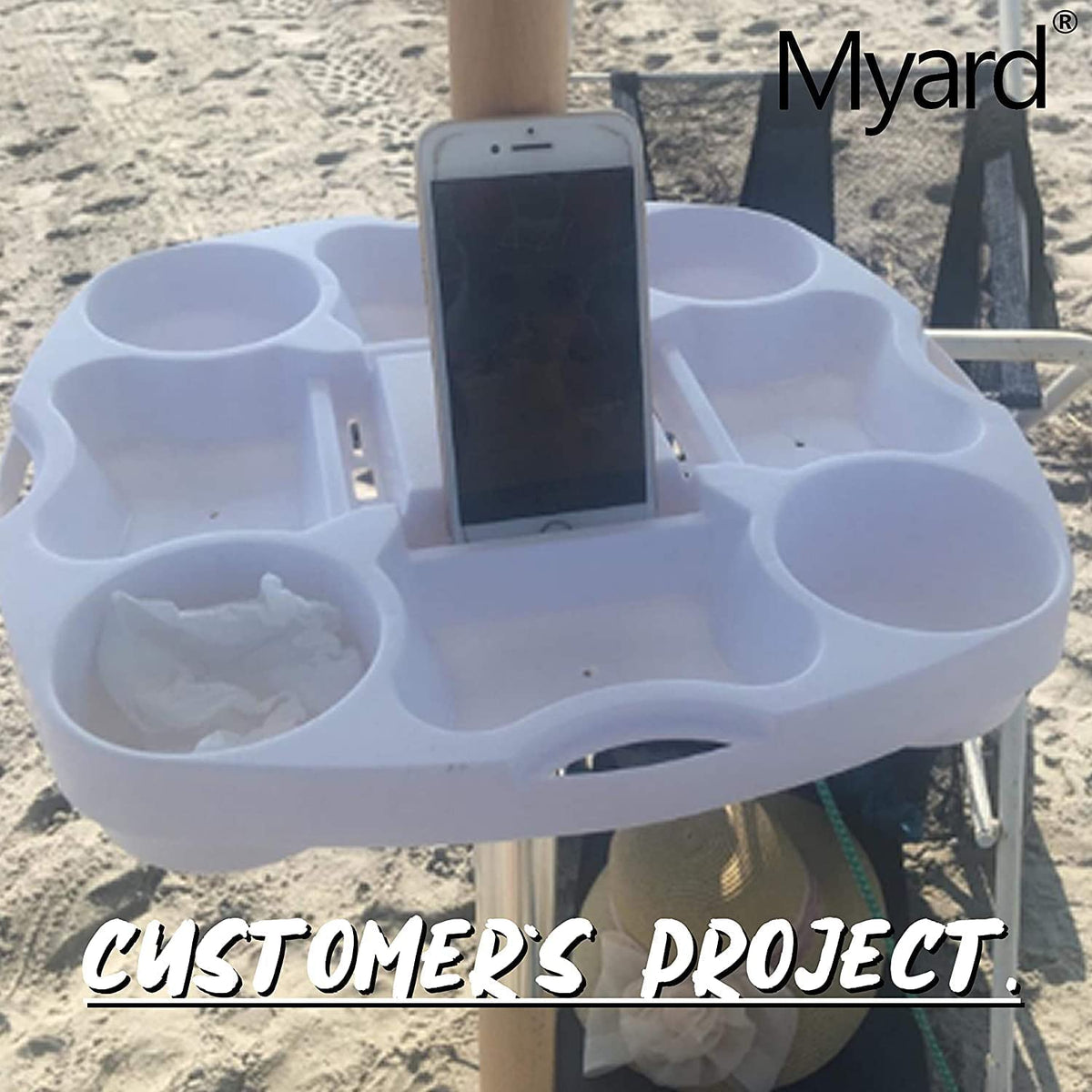 Myard drain holes and anti-UV plastic ensure easy cleaning.