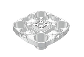 Myard four drink holders minimize spills by the poolside.