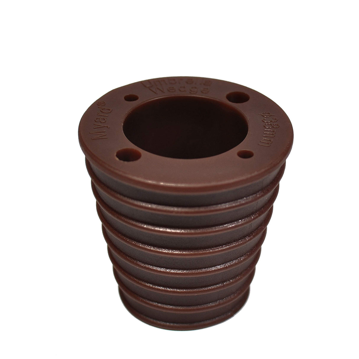 Myard patio umbrella cone wedge shim keeps pole centered for wind resistance
