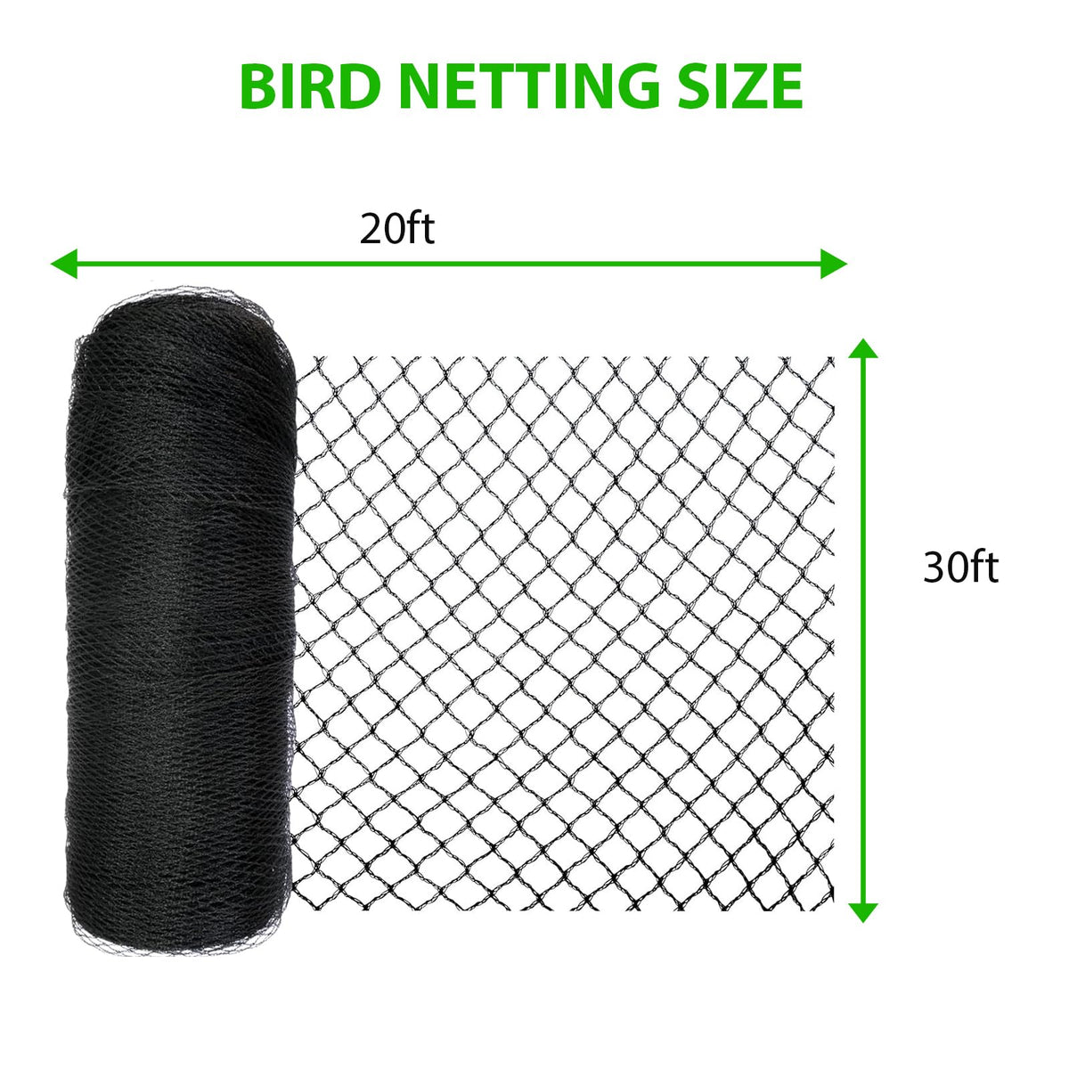 Mychoiii 3/8 inch mesh close-up blocks pests while allowing sun and rain