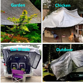 Mychoiii Aluminet greenhouse protection reduces heat buildup while maintaining airflow
