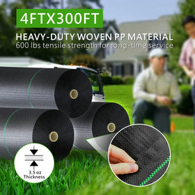 mychoiii weed barrier uses 3.5oz PP weave to block light and reduce weeds