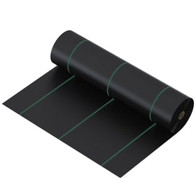 mychoiii weed barrier 4ft x 300ft provides continuous coverage for fence lines and borders
