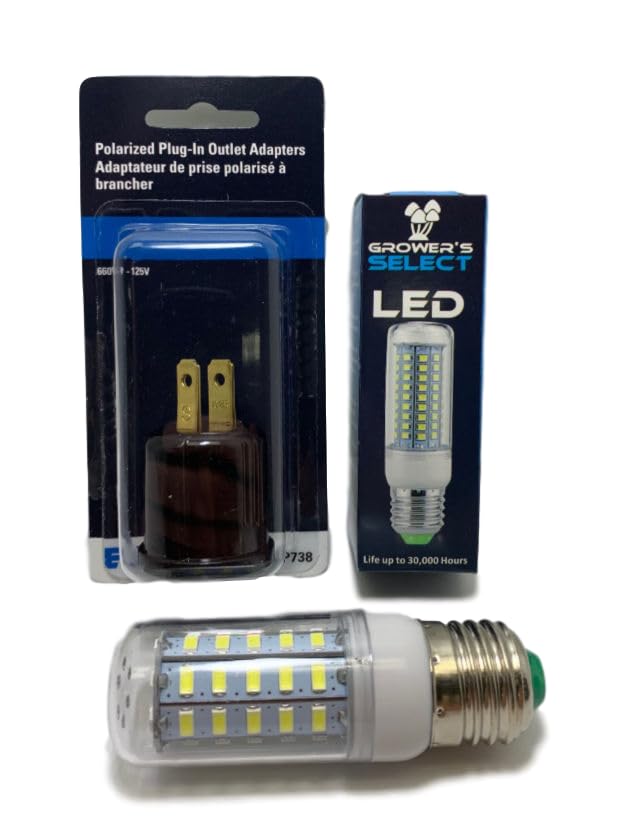 Myco Labs Grower's Select LED light delivers 360-degree coverage for uniform growth.