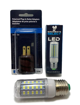 Myco Labs Grower's Select LED light delivers 360-degree coverage for uniform growth.
