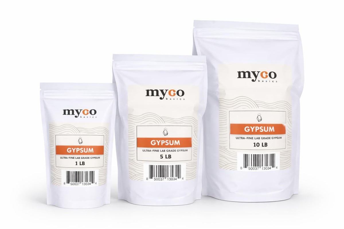 Mycology Basics gypsum packaged in a HEPA enclosure for sterility