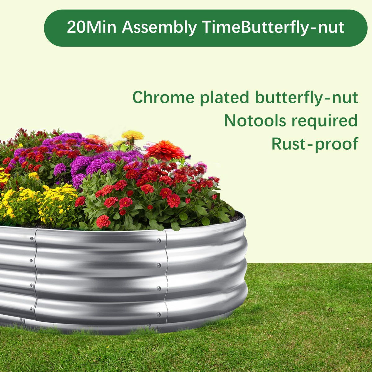 Mycovire two-pack garden beds, 2x4x1 ft each.