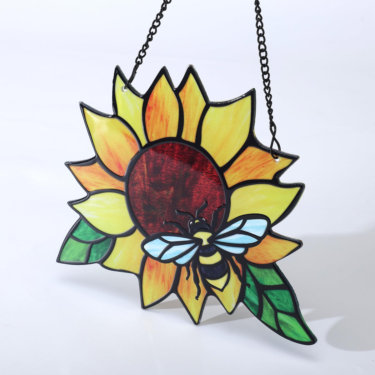 MYCRLIFE decorative suncatcher brings cheerful garden charm to any window.