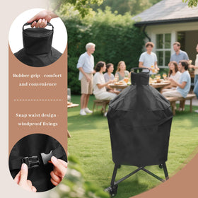 Mydracas grill cover vent system reduces interior moisture
