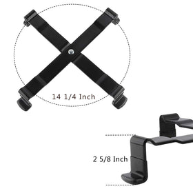 Mydracas grill stand assembly close-up, easy setup for secure installation