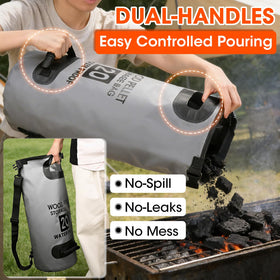 Mydrissu dual-handles close-up emphasizes controlled pouring and stable handling.