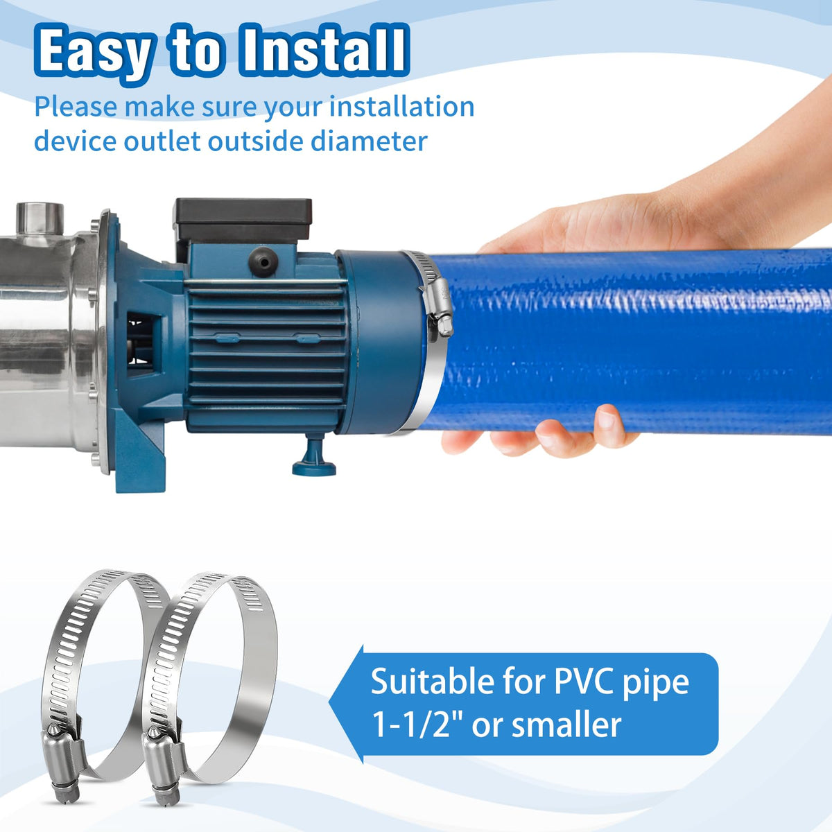 MYFAMIREA weatherproof hose handles cold to hot temperatures