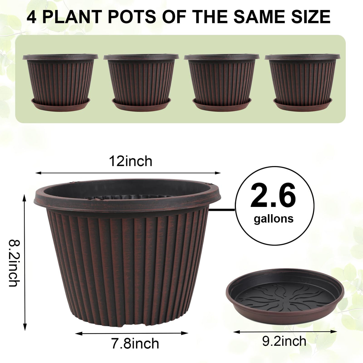 Myfeegoin gold finished planter with black antique stain for elegant spaces