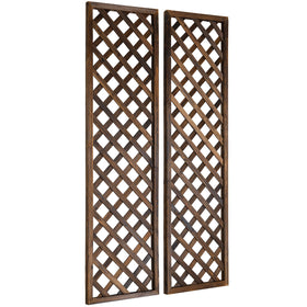 MyGift decorative lattice screens add structure and visual appeal to outdoor spaces.
