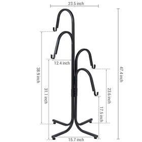 MyGift four-way hooks enable layered plant arrangements at various heights