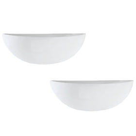 Two MyGift wall-mounted planters provide space-saving display for succulents.