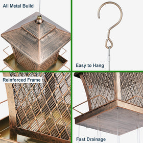 MYITYARD rustproof metal construction withstands all weather for year-round use