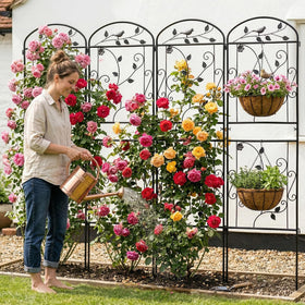 Mykubi garden trellis 2pc sun resistance for outdoor durability.