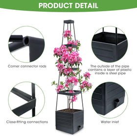 MYMULIKE easy-assembly garden box setup for quick use