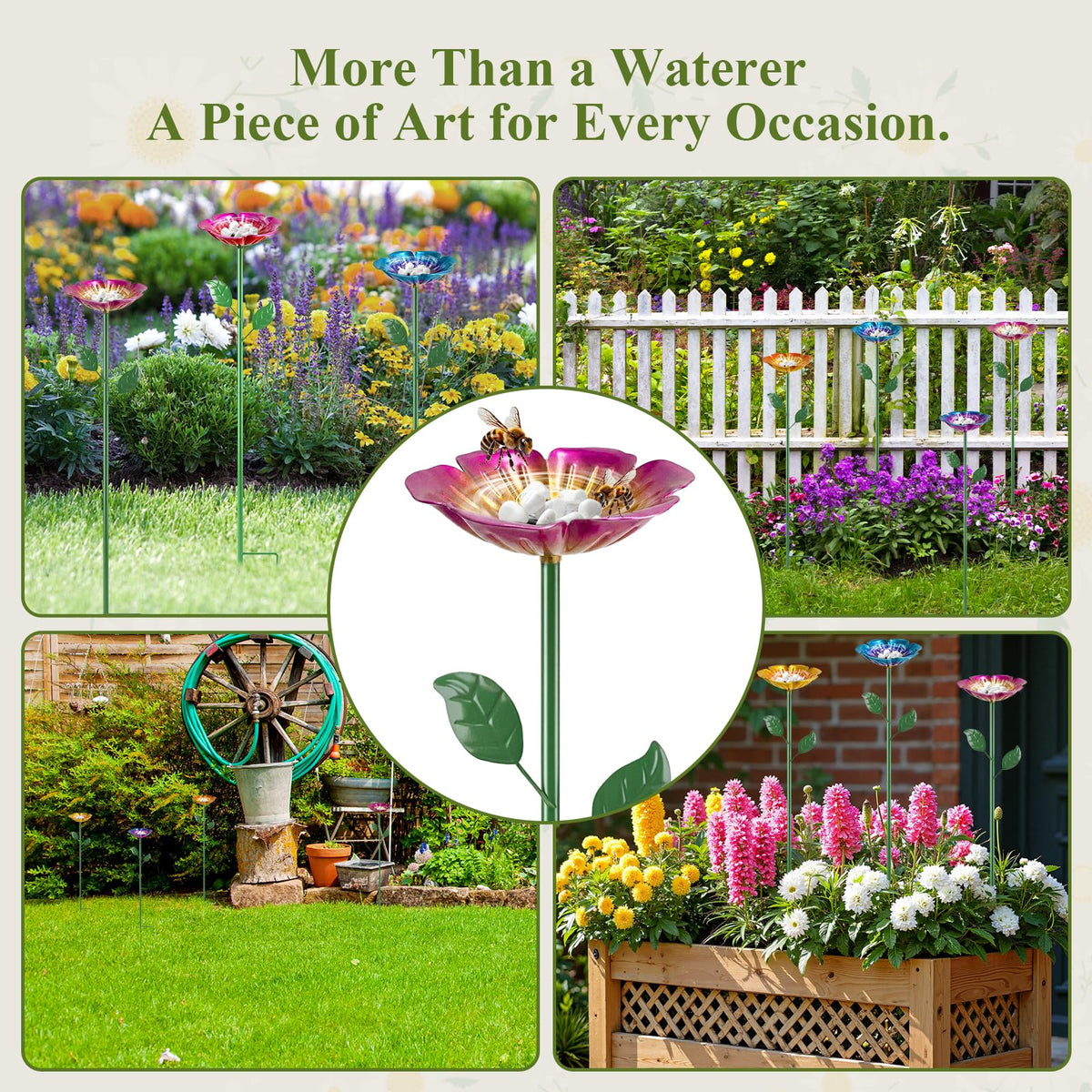 MYMULIKE easy-tool-free assembly makes garden setup quick and simple.