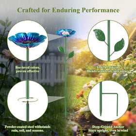 MYMULIKE heat-resistant bee water station keeps water cool for pollinators outdoors.