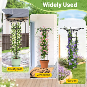 MYMULIKE two-piece design fits pots, beds, and balconies.