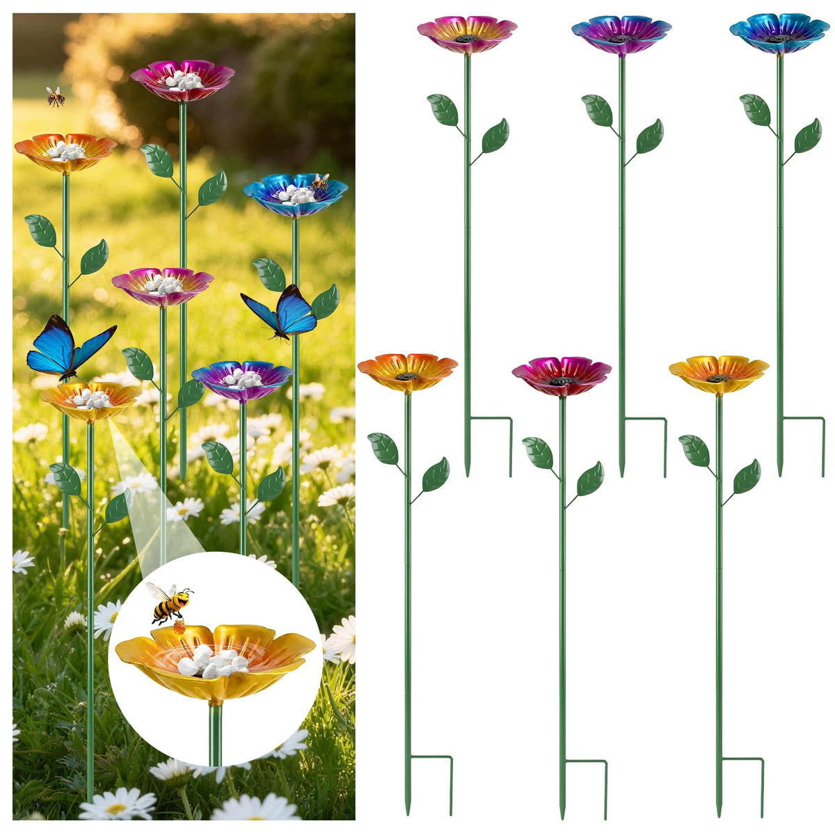 MYMULIKE pollinator-friendly garden accessory supports welcoming visits in outdoor spaces.