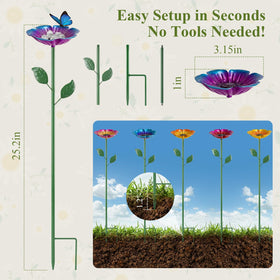MYMULIKE transforming pollinator-friendly station brings color and life to outdoor areas.