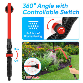 MYPIN car cleaning tool with controllable flow for quick rinses