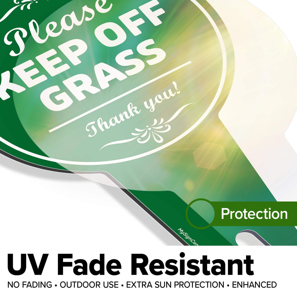 My Sign Center professional design improves curb appeal while conveying clear instructions.