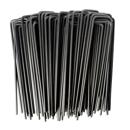 MySit 6in 11ga garden stakes pack 200 for secure fabric anchoring